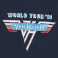 1981 Van Halen World Tour Shirt