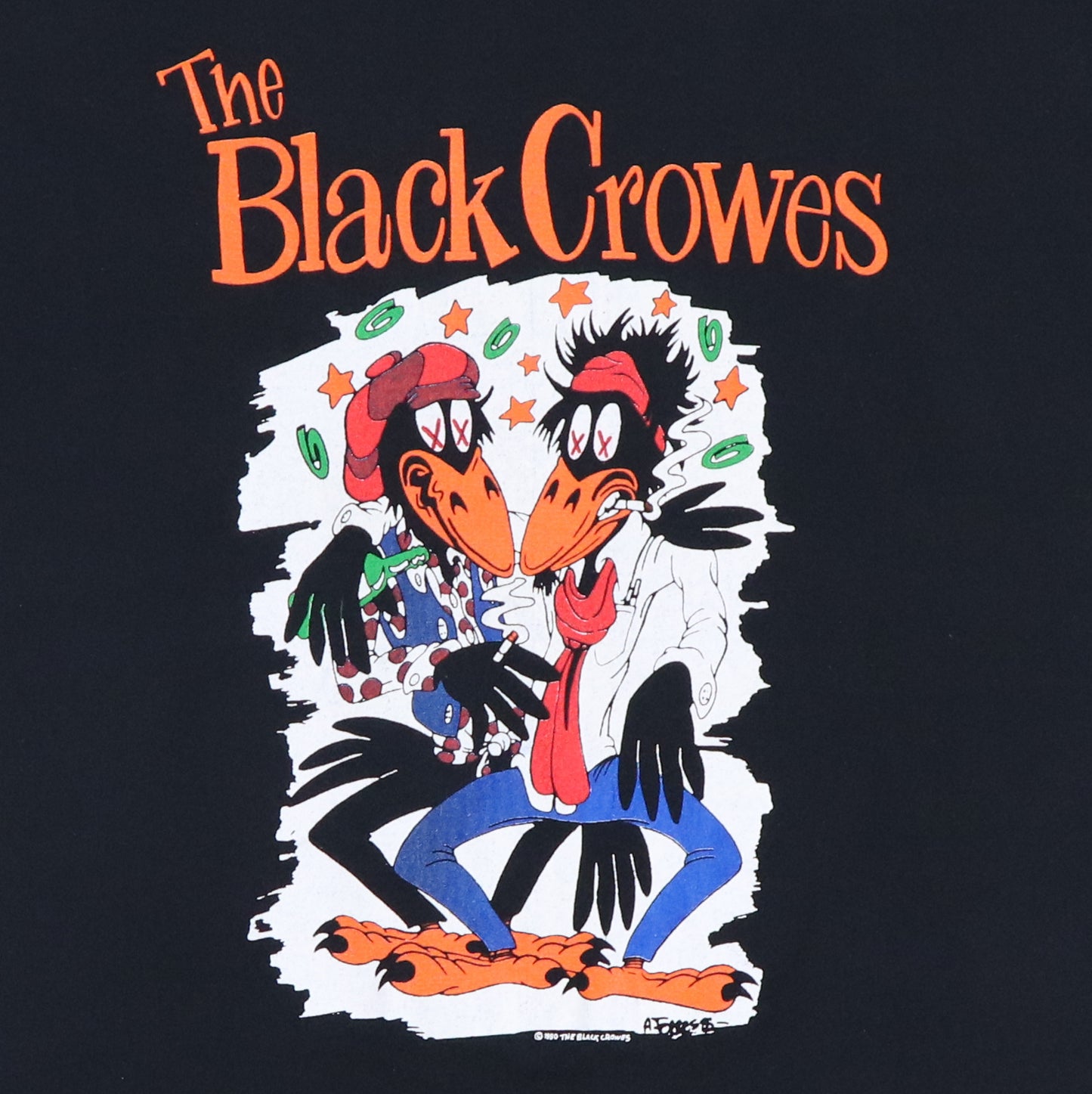 1990 Black Crowes Shake Your Money Maker Tour Shirt