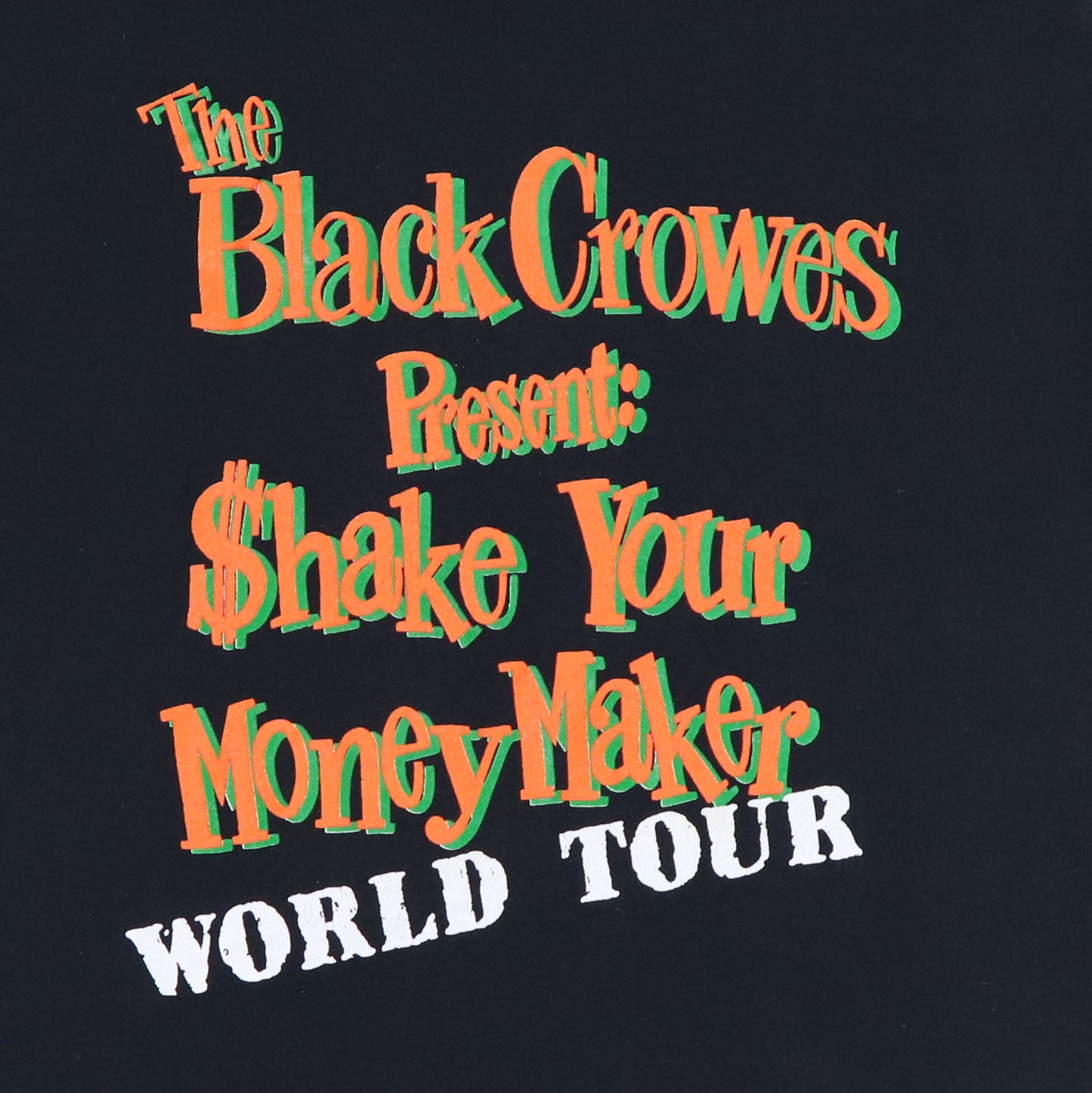 1990 Black Crowes Shake Your Money Maker Tour Shirt