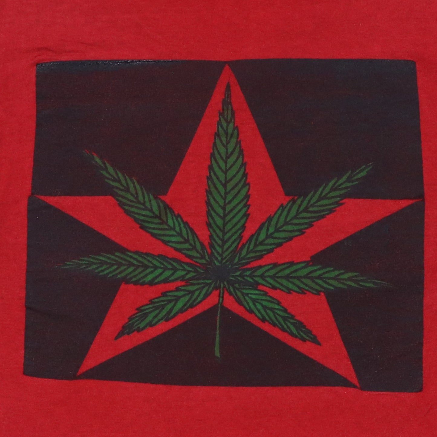 1970s Weed Leaf Star Shirt