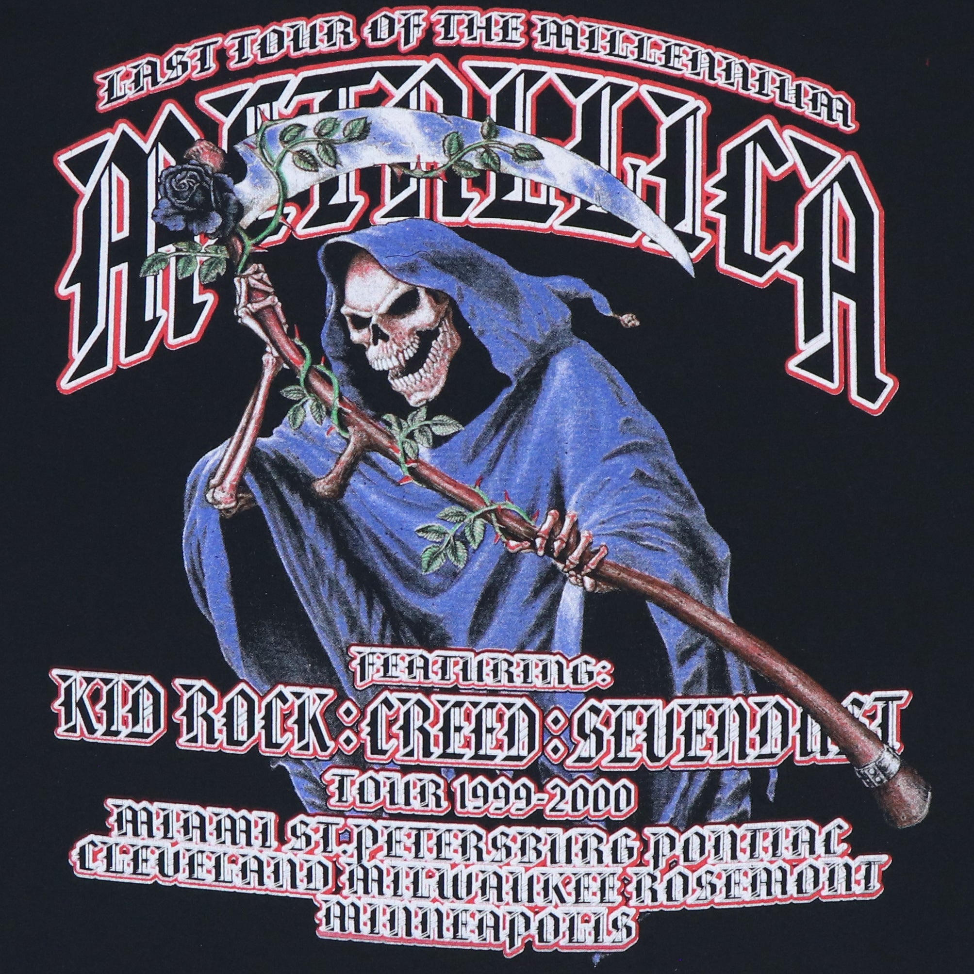 Metallica 1999 Concert shops Tour T-Shirt