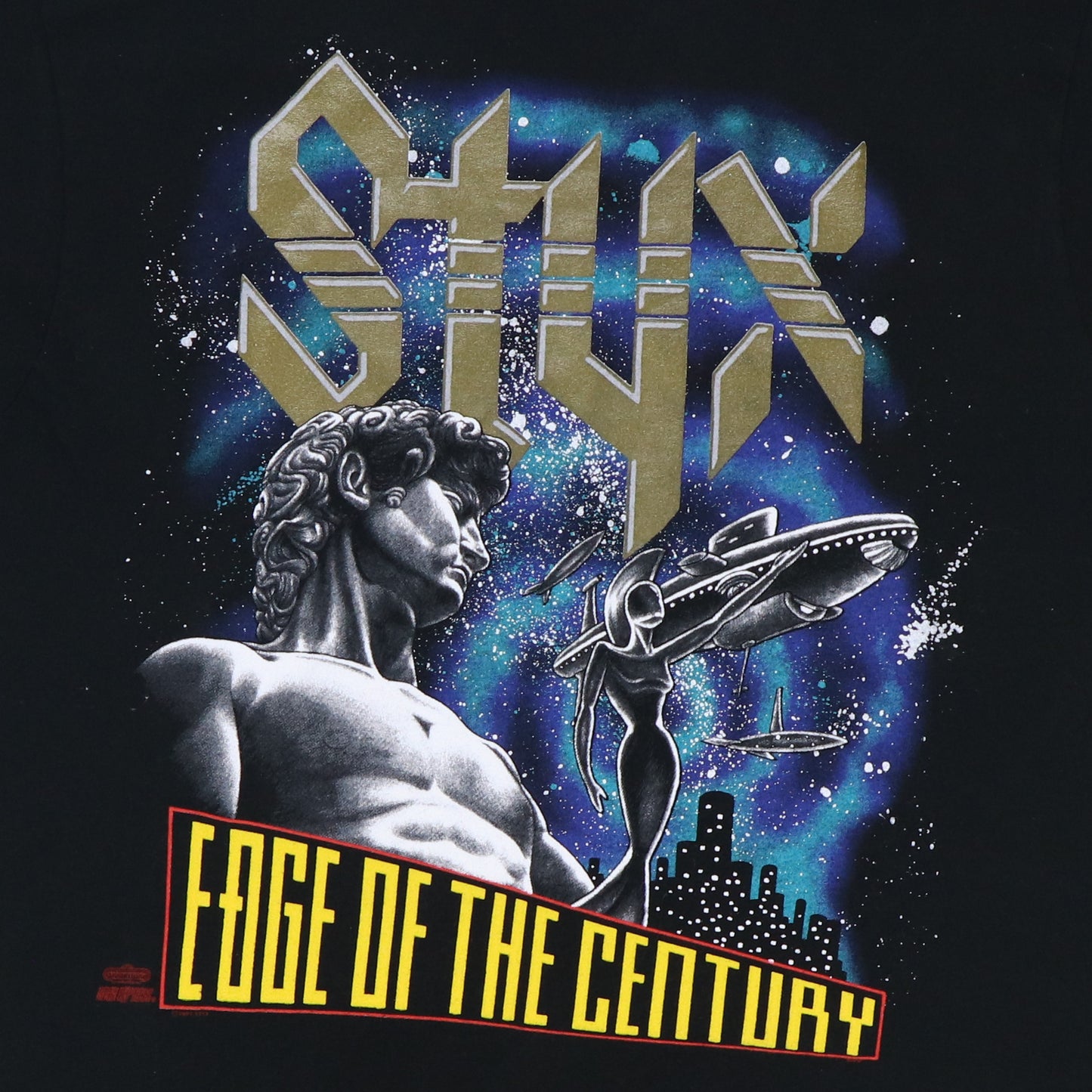 1991 Styx Edge Of The Century Tour Shirt