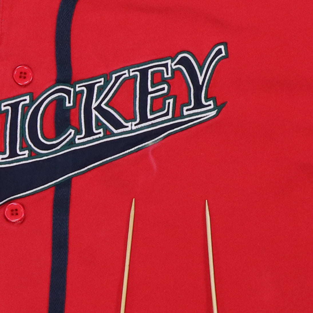 1990s Mickey Mouse Disney Baseball Jersey Shirt