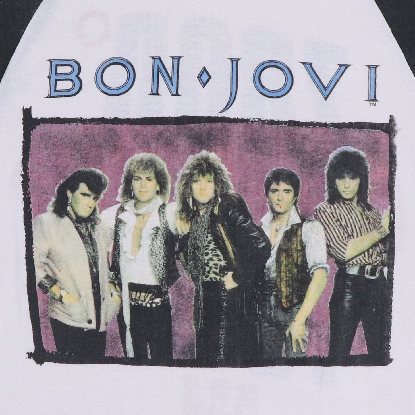 1985 Bon Jovi 7800 Fahrenheit Tour Jersey Shirt