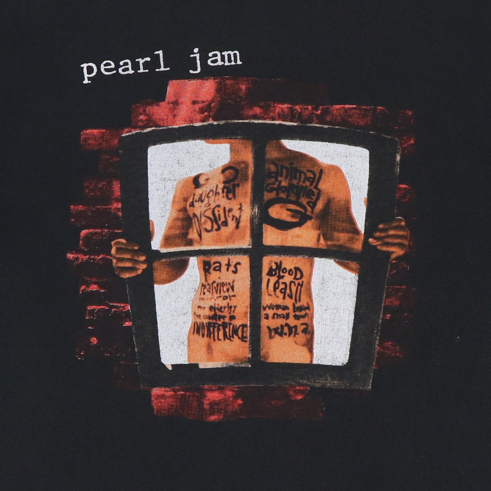 1993 Pearl Jam Window Pain Shirt – WyCo Vintage