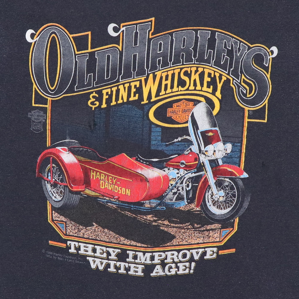 1988 Harley Davidson Fine Whiskey Shirt