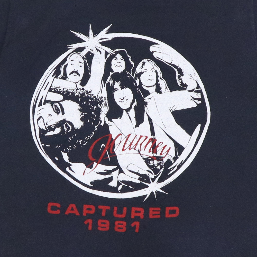 1981 Journey Captured Tour Shirt