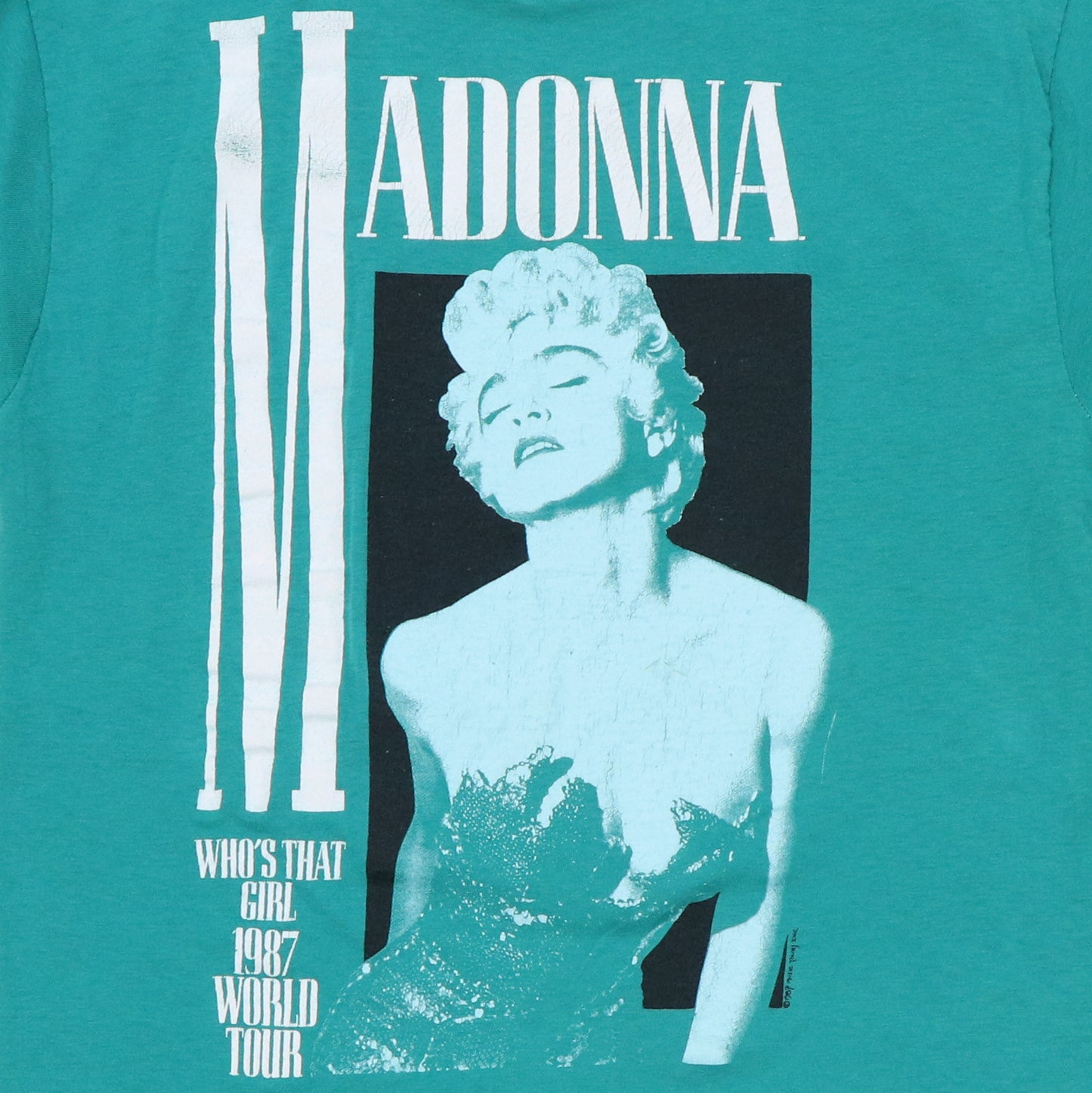 1987 Madonna Who's That Girl World Tour Shirt