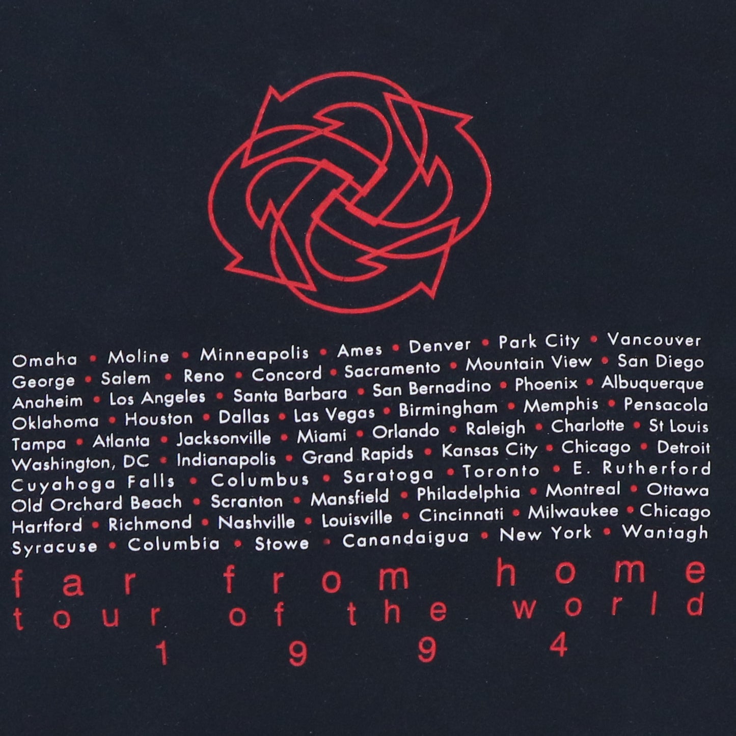 1994 Traffic Far From Home Tour Shirt