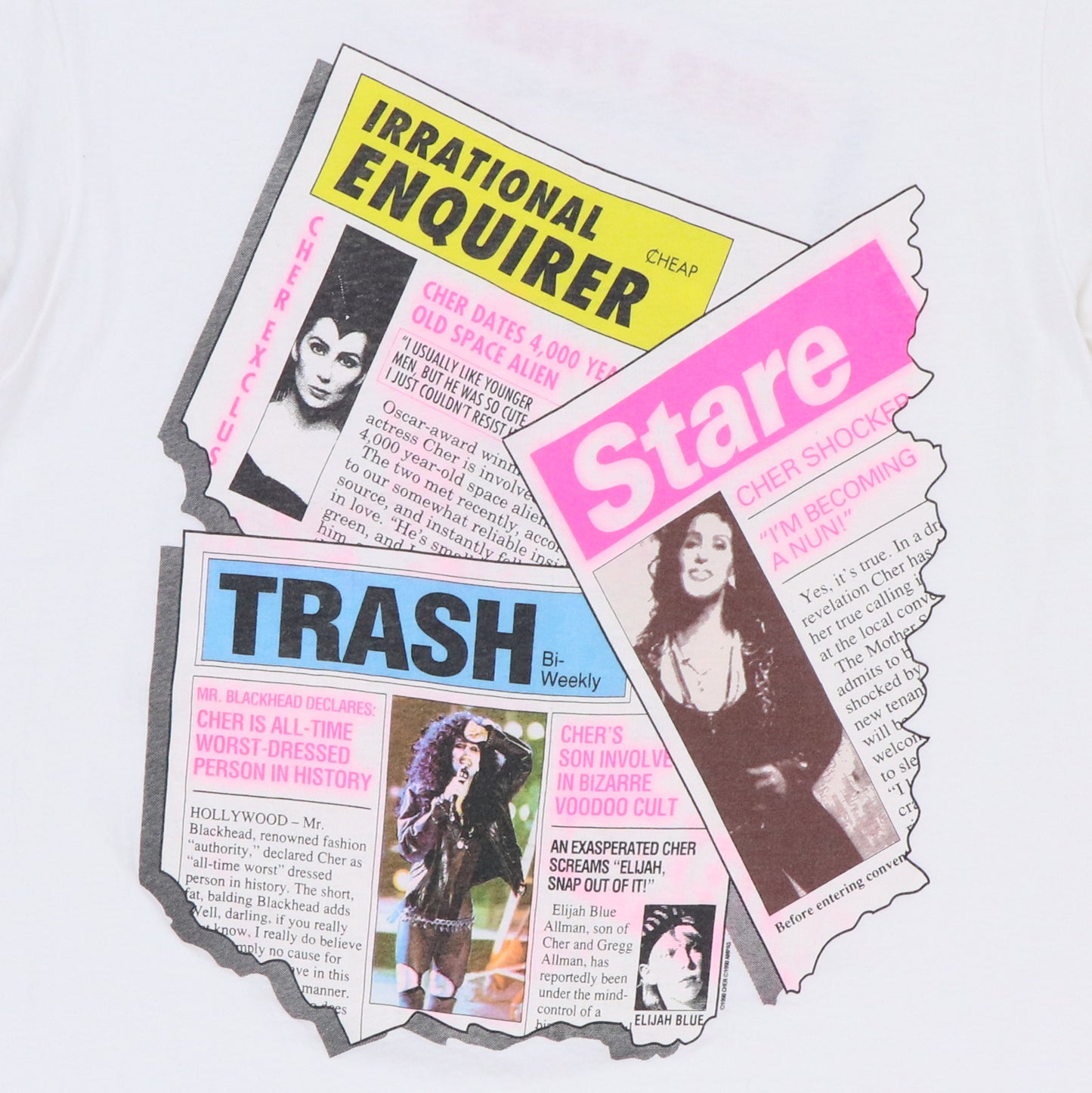 1990 Cher Irrational Enquirer Shirt