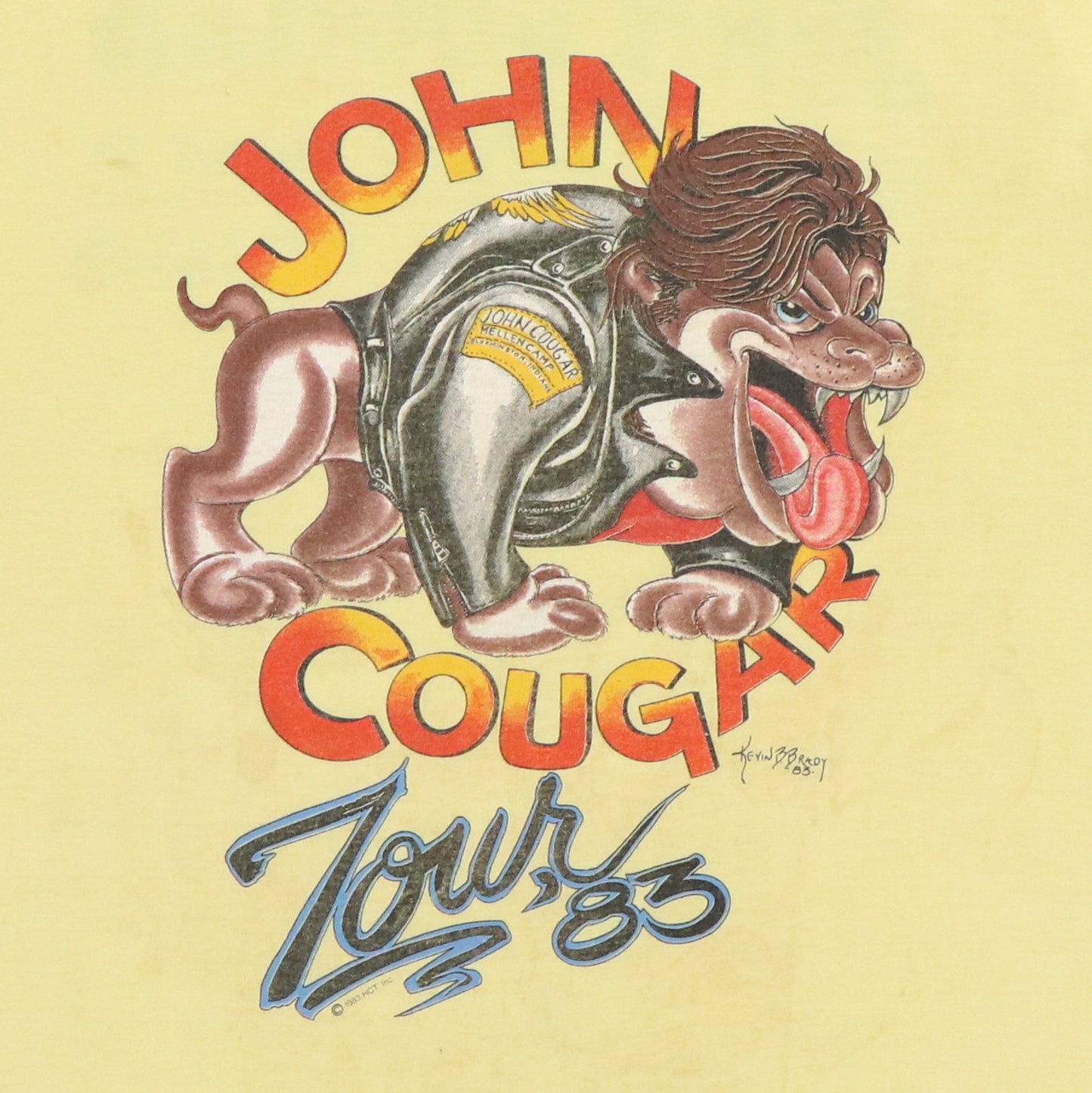 1983 John Cougar Mellancamp Tour Long Sleeve Shirt