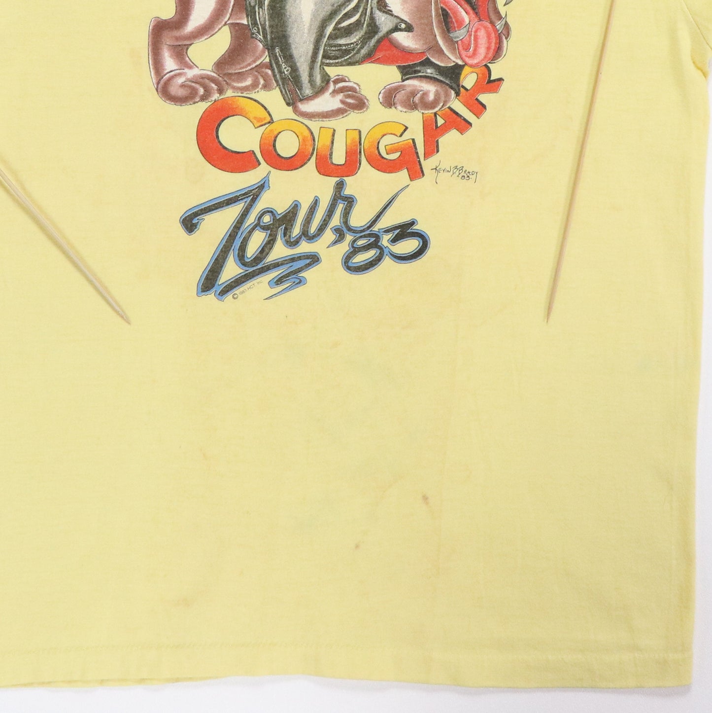 1983 John Cougar Mellancamp Tour Long Sleeve Shirt