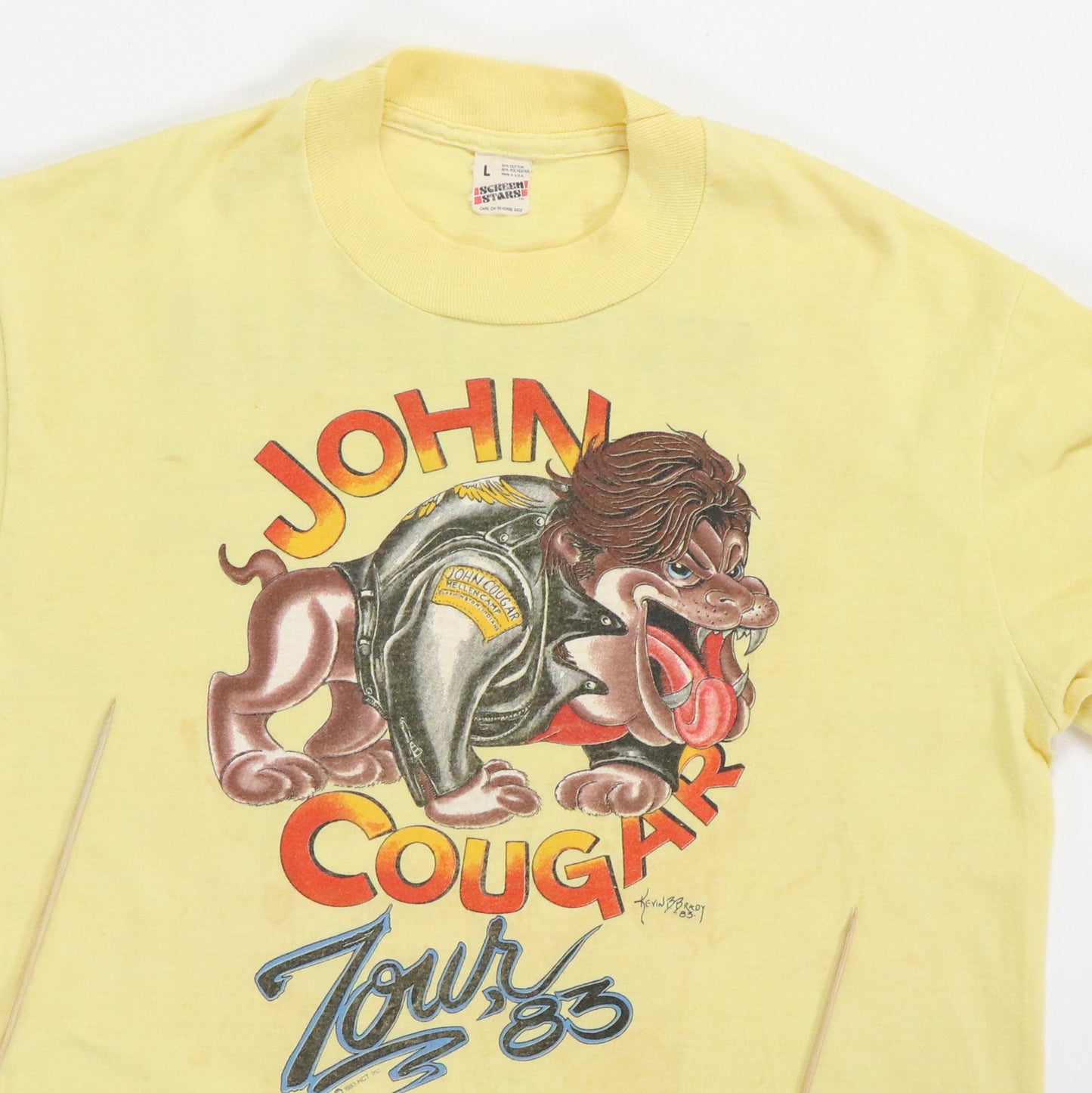 1983 John Cougar Mellancamp Tour Long Sleeve Shirt