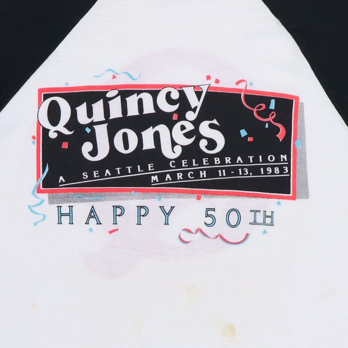 1983 Quincy Jones 50th Birthday Jersey Shirt