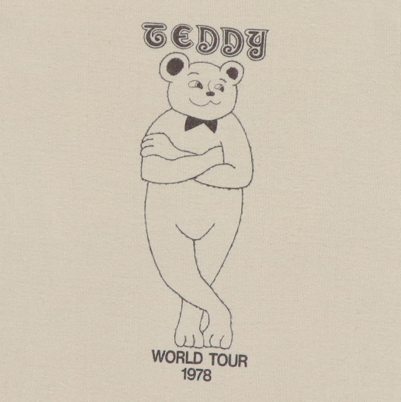 1978 Teddy Pendergrass World Tour Shirt