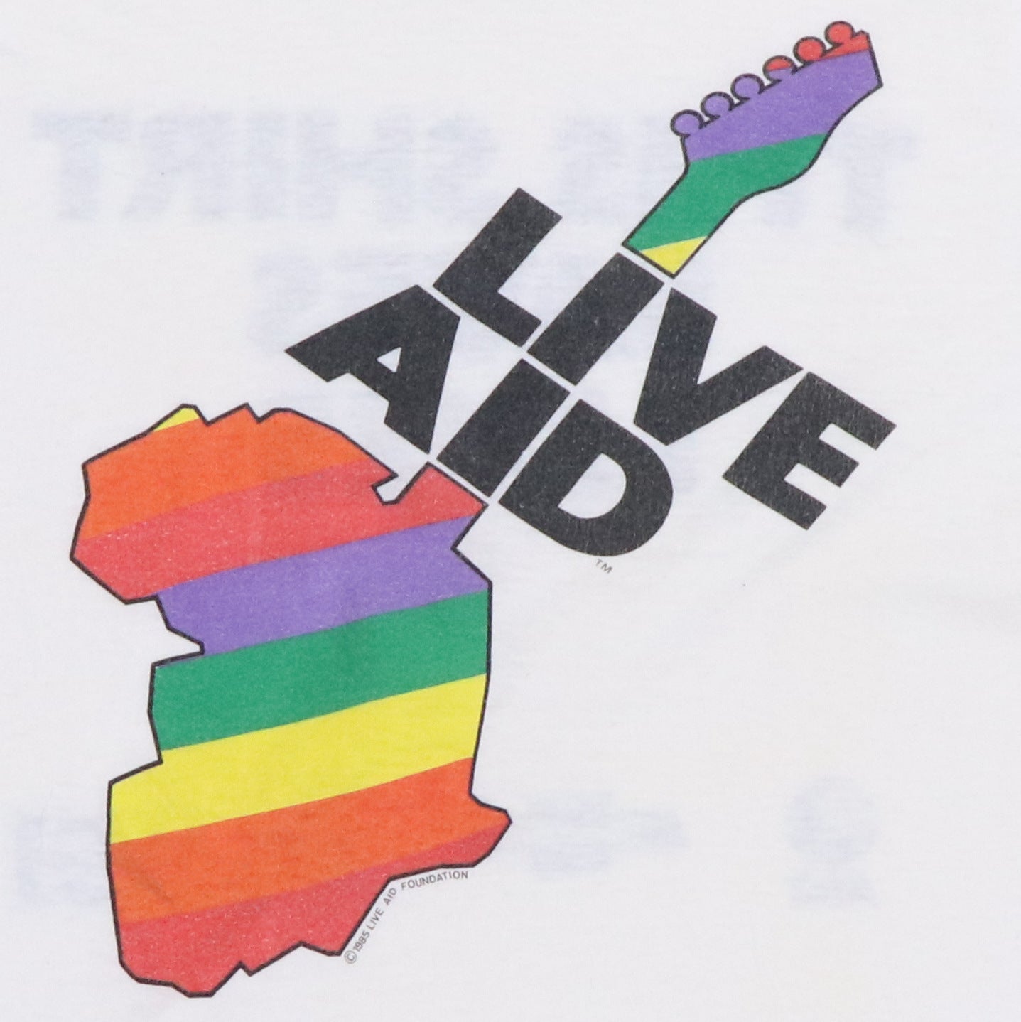 1985 Live Aid This Shirt Saves Lives Shirt