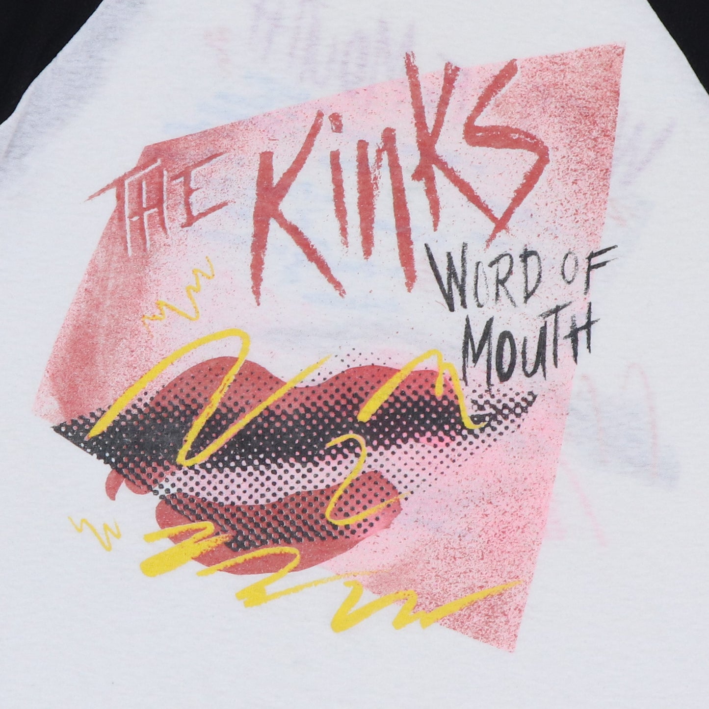 1984 The Kinks Word Of Mouth Tour Jersey Shirt