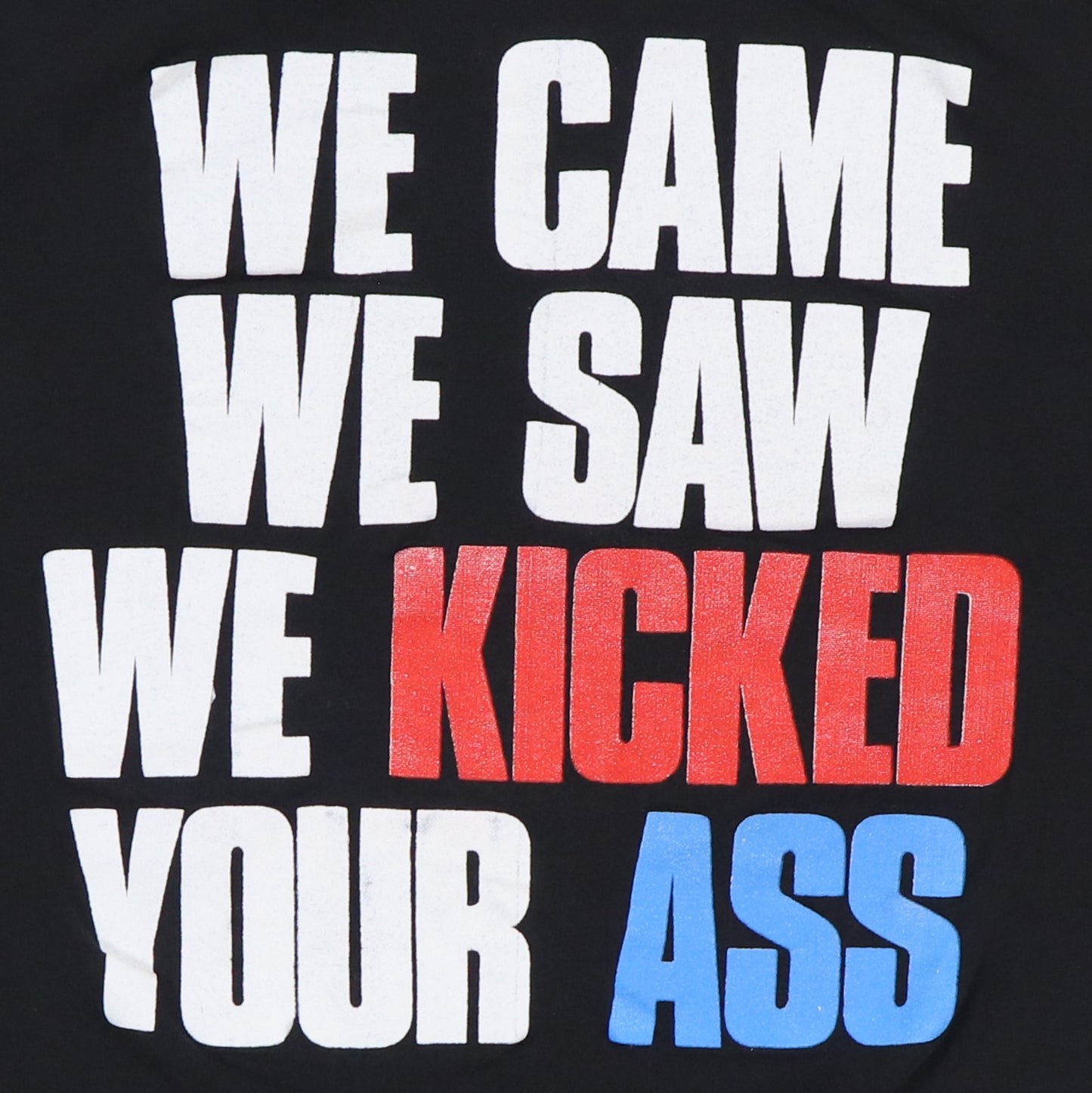 1987 Bon Jovi We Kicked Your Ass Tour Shirt