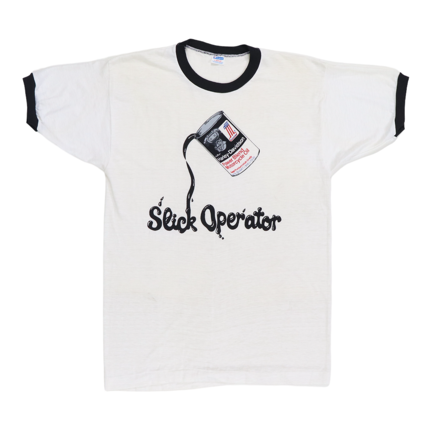 1970s Harley Davidson Slick Operator Champion Shirt