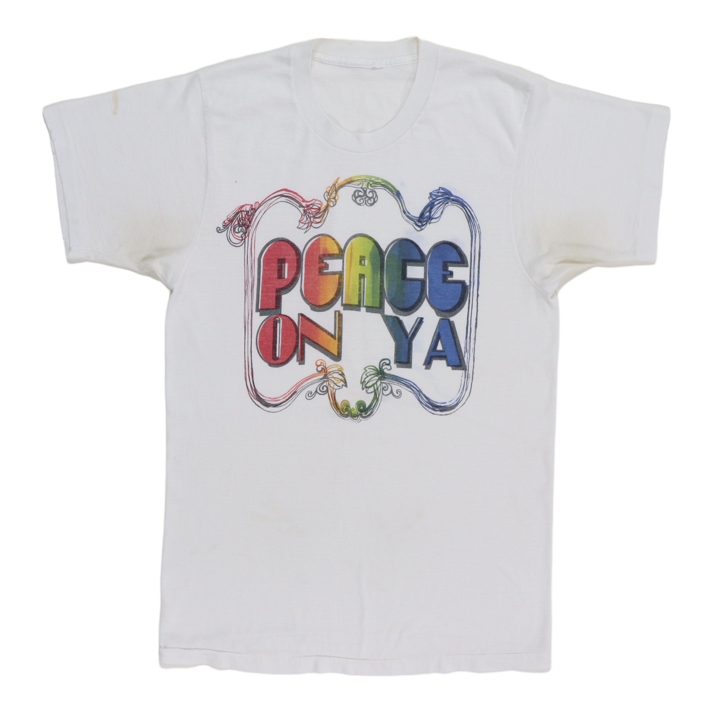 1970s Peace On Ya Shirt