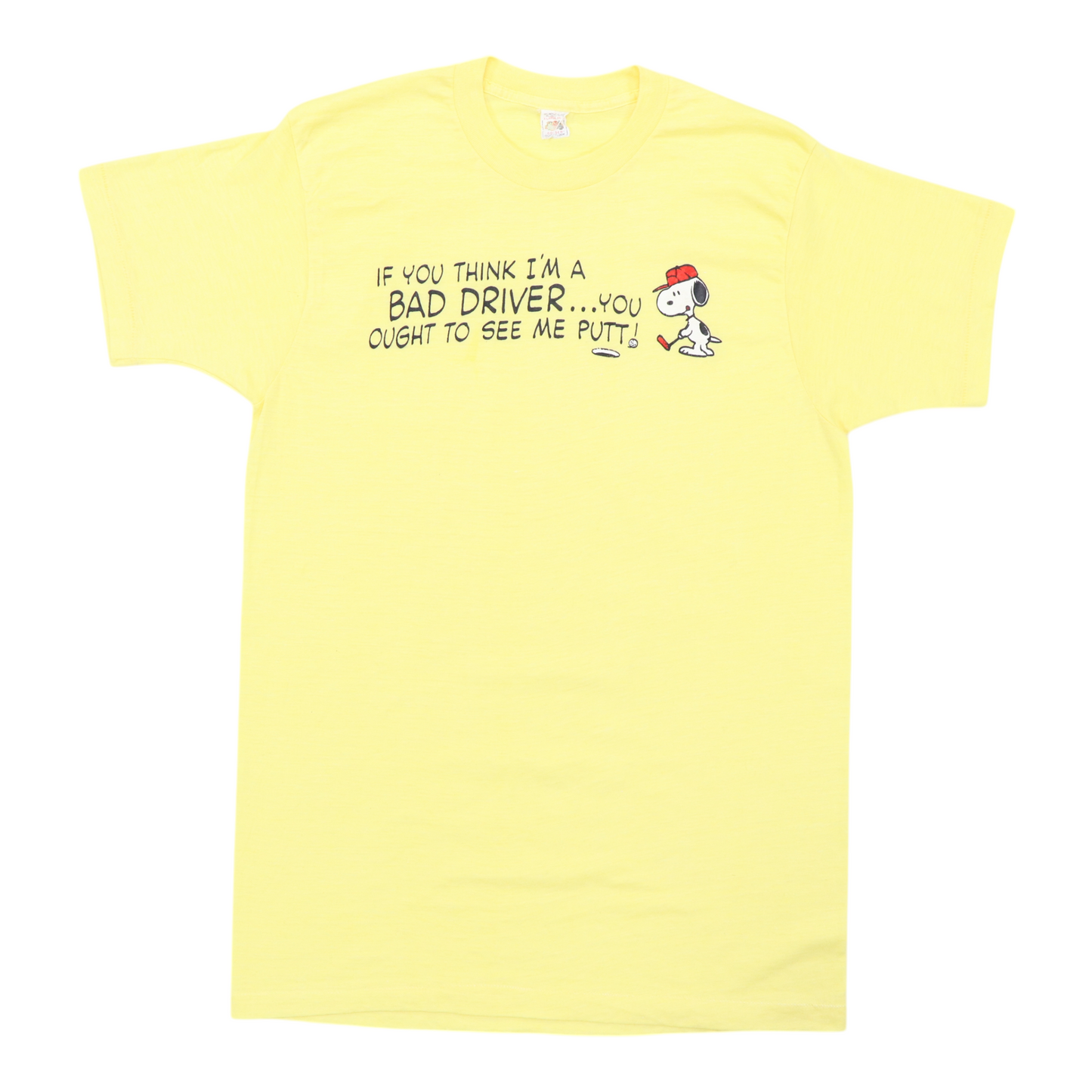 1970s Snoopy Golfing Bad Driver Shirt