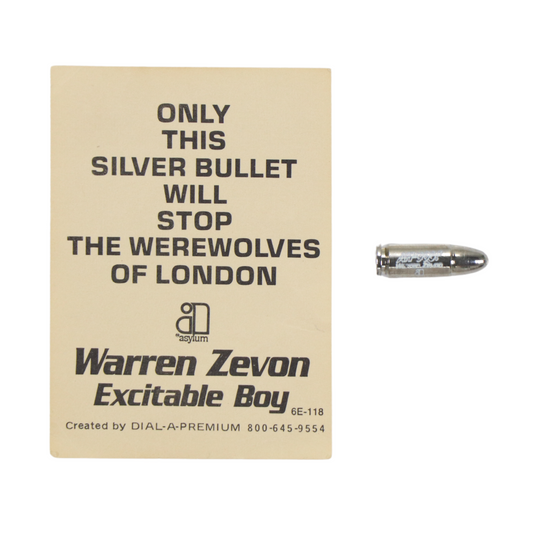 1978 Warren Zevon Werewolves Of London Promo Bullet