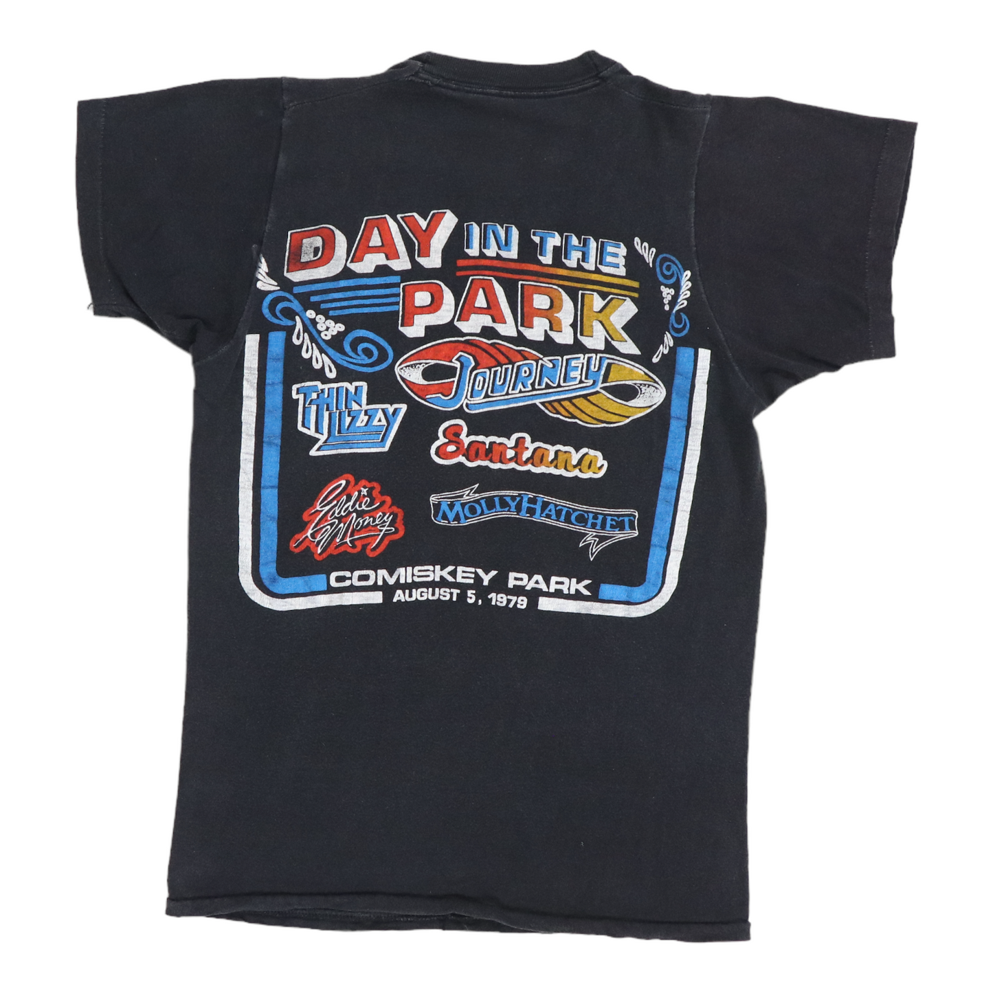 1979 Day In The Park Thin Lizzy Comisky Concert Shirt