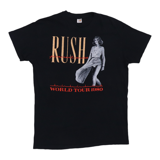 1980 Rush Permanent Waves Tour Shirt