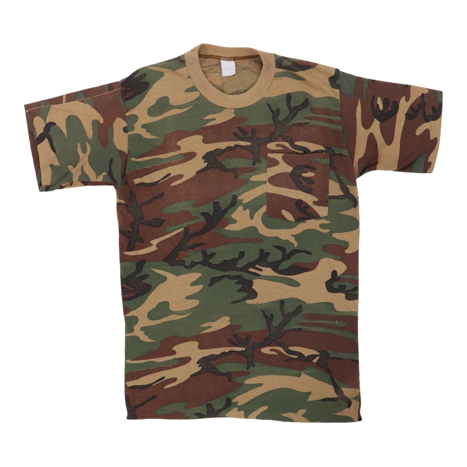 1980s Camo Pocket Tee – WyCo Vintage