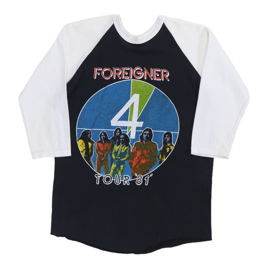 1981 Foreigner Billy Squire Tour Jersey Shirt