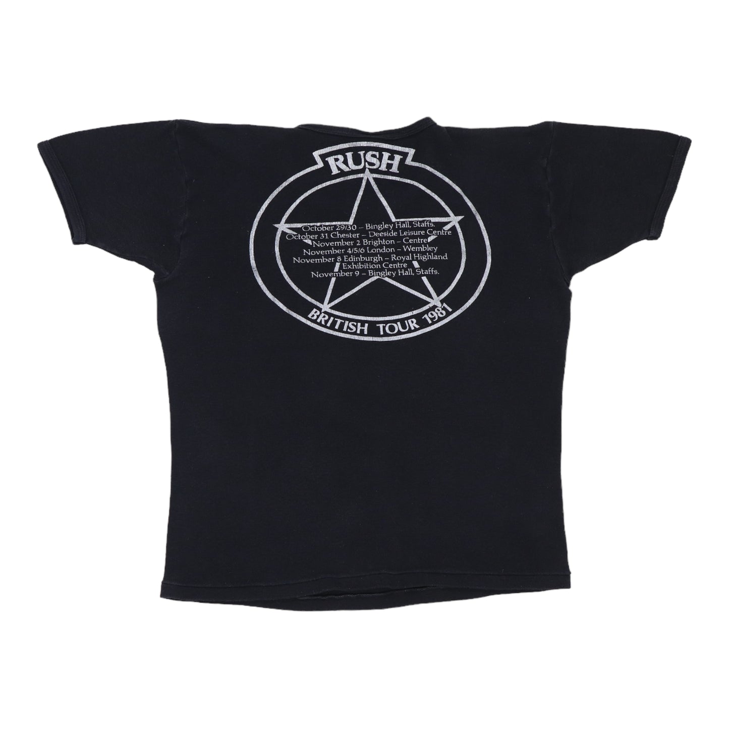 1981 Rush Exit Stage Left Euro Tour Shirt