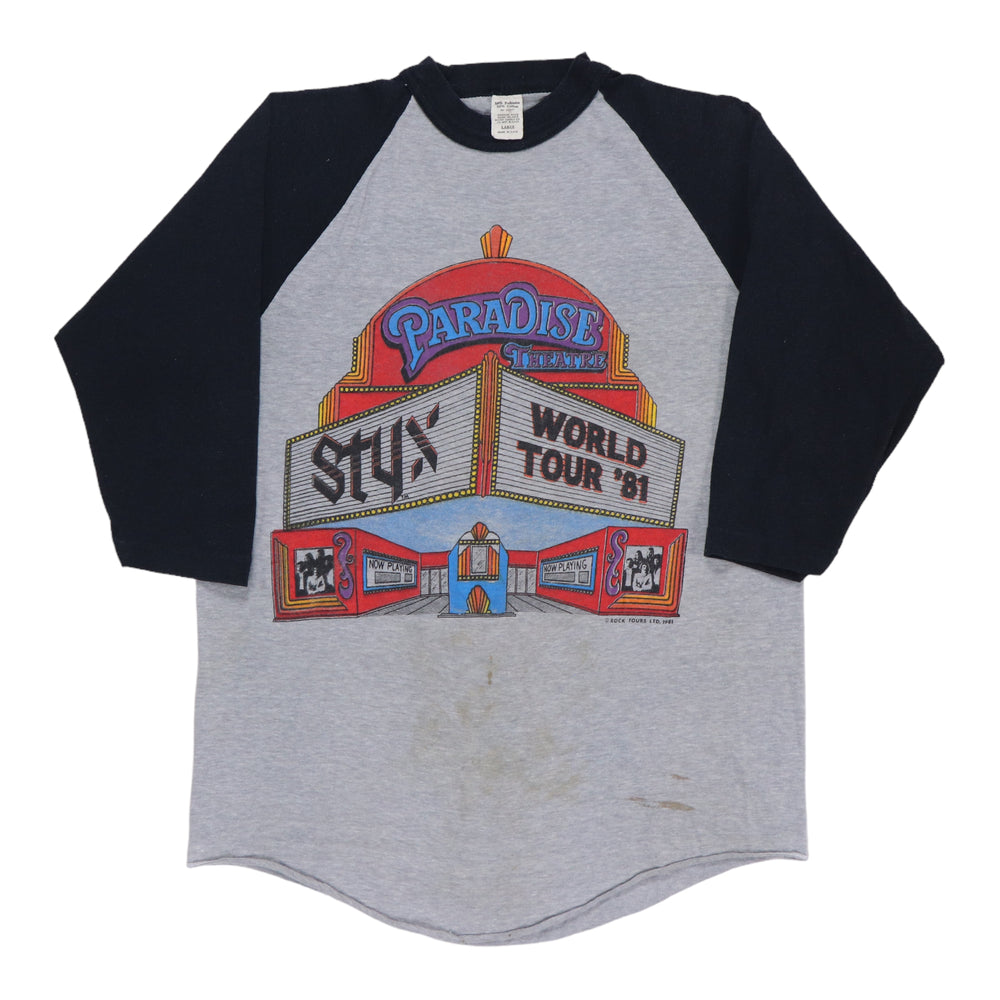 1981 Styx Paradise Theatre Tour Jersey Shirt