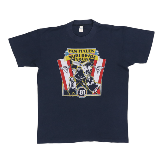 1981 Van Halen World Tour Shirt