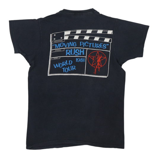 1981 Rush Moving Pictures Tour Shirt