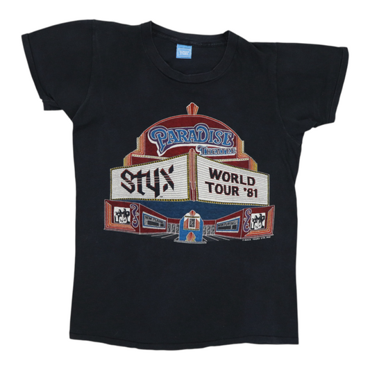 1981 Styx Paradise Theatre Tour Shirt