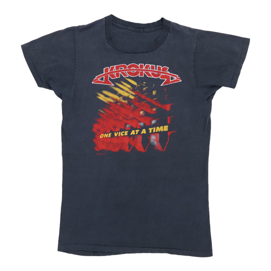 1982 Krokus One Vice At A Time Tour Shirt