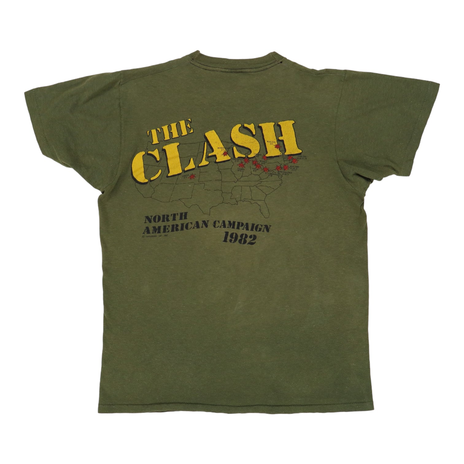 1982 The Clash Know Your Rights Tour Shirt – WyCo Vintage