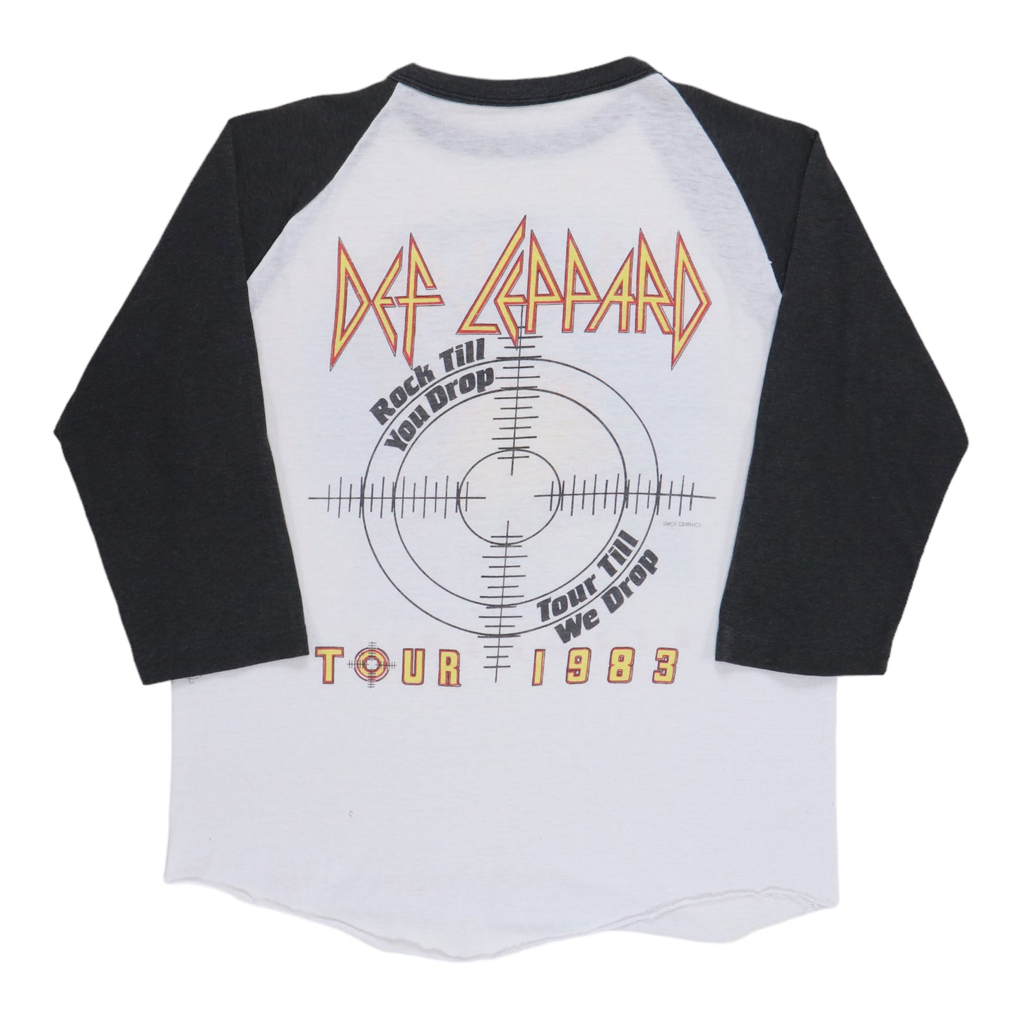 1983 Def Leppard Pyromania Tour Jersey Shirt