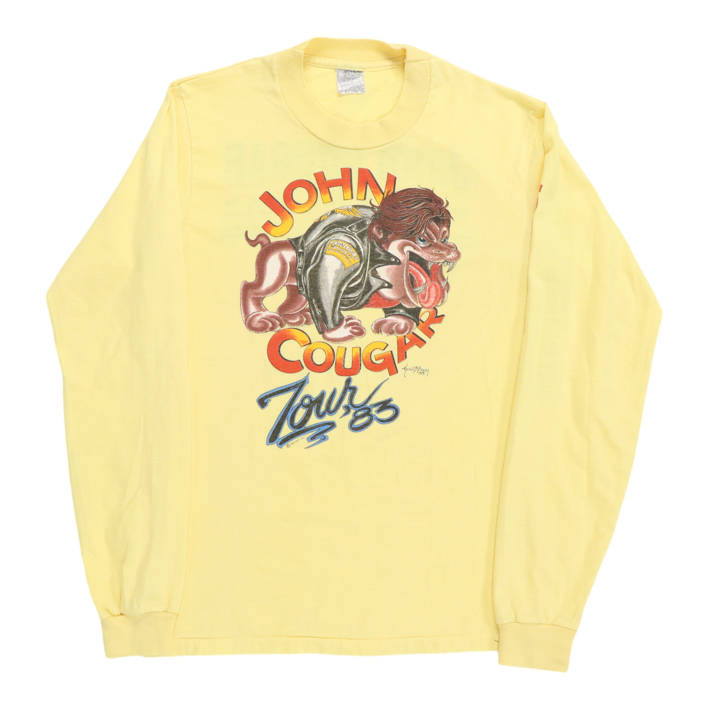 1983 John Cougar Mellancamp Tour Long Sleeve Shirt