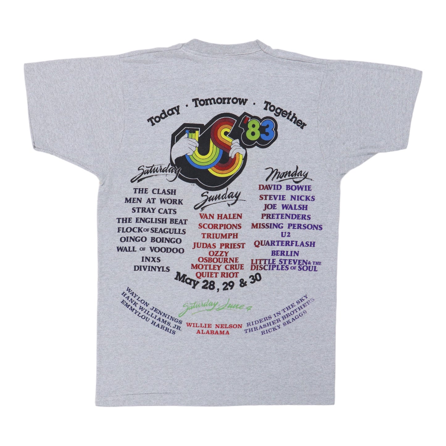 1983 Us Festival Concert Shirt