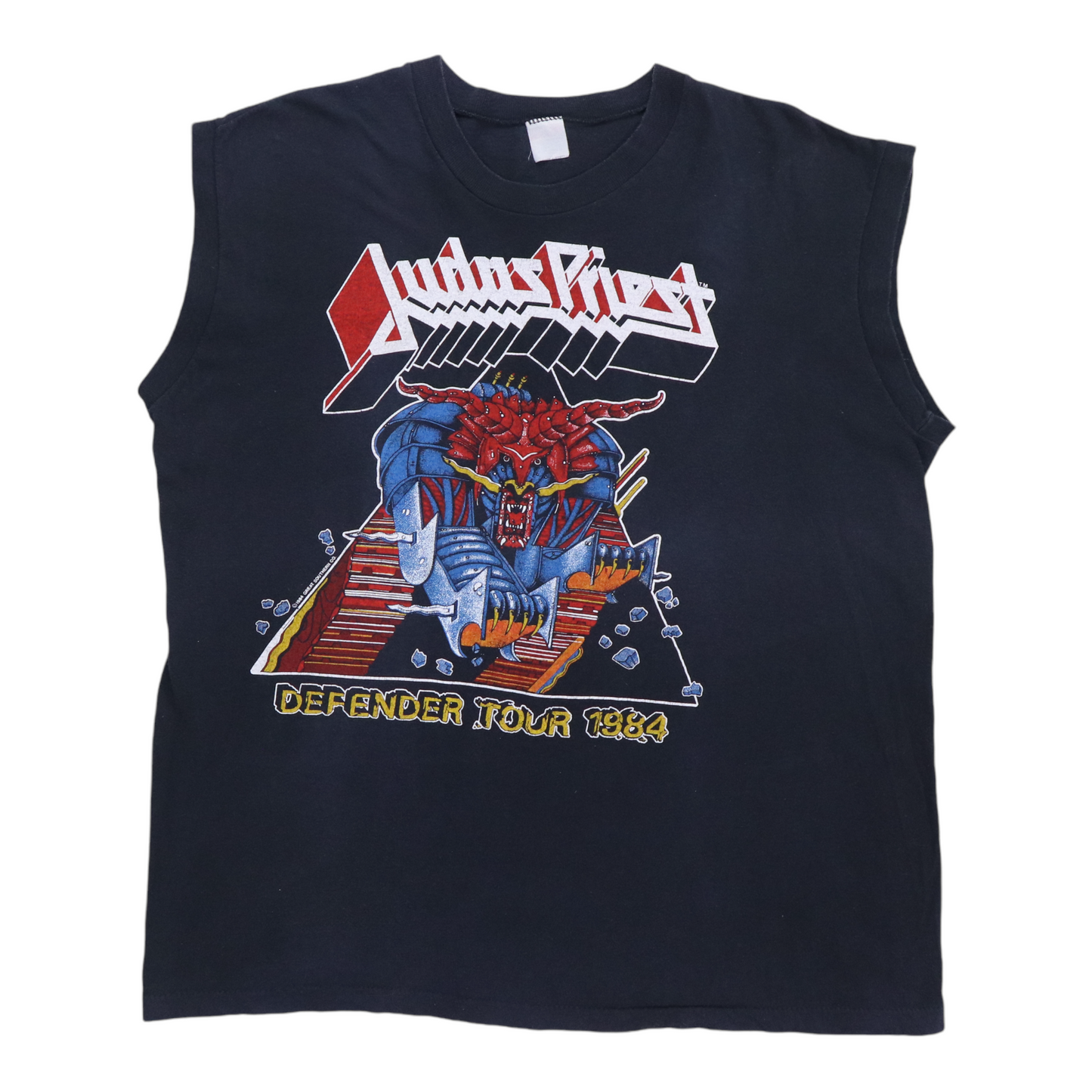 1984 Judas Priest Defenders Of The Faith Sleeveless Tour Shirt