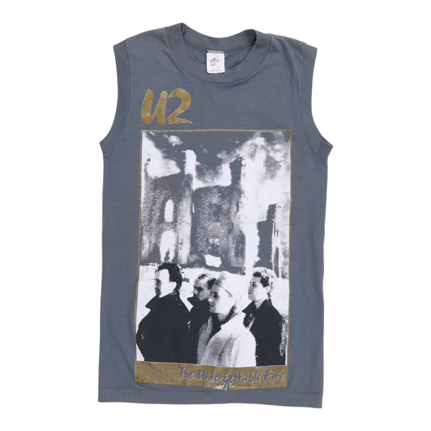 1984 U2 Unforgettable Fire Tour Sleeveless Shirt