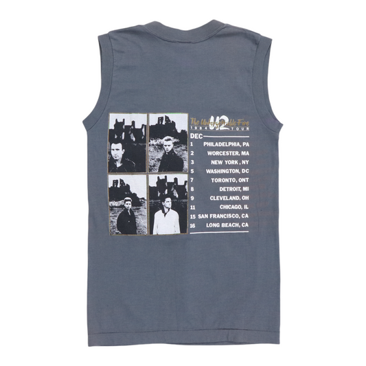 1984 U2 Unforgettable Fire Tour Sleeveless Shirt