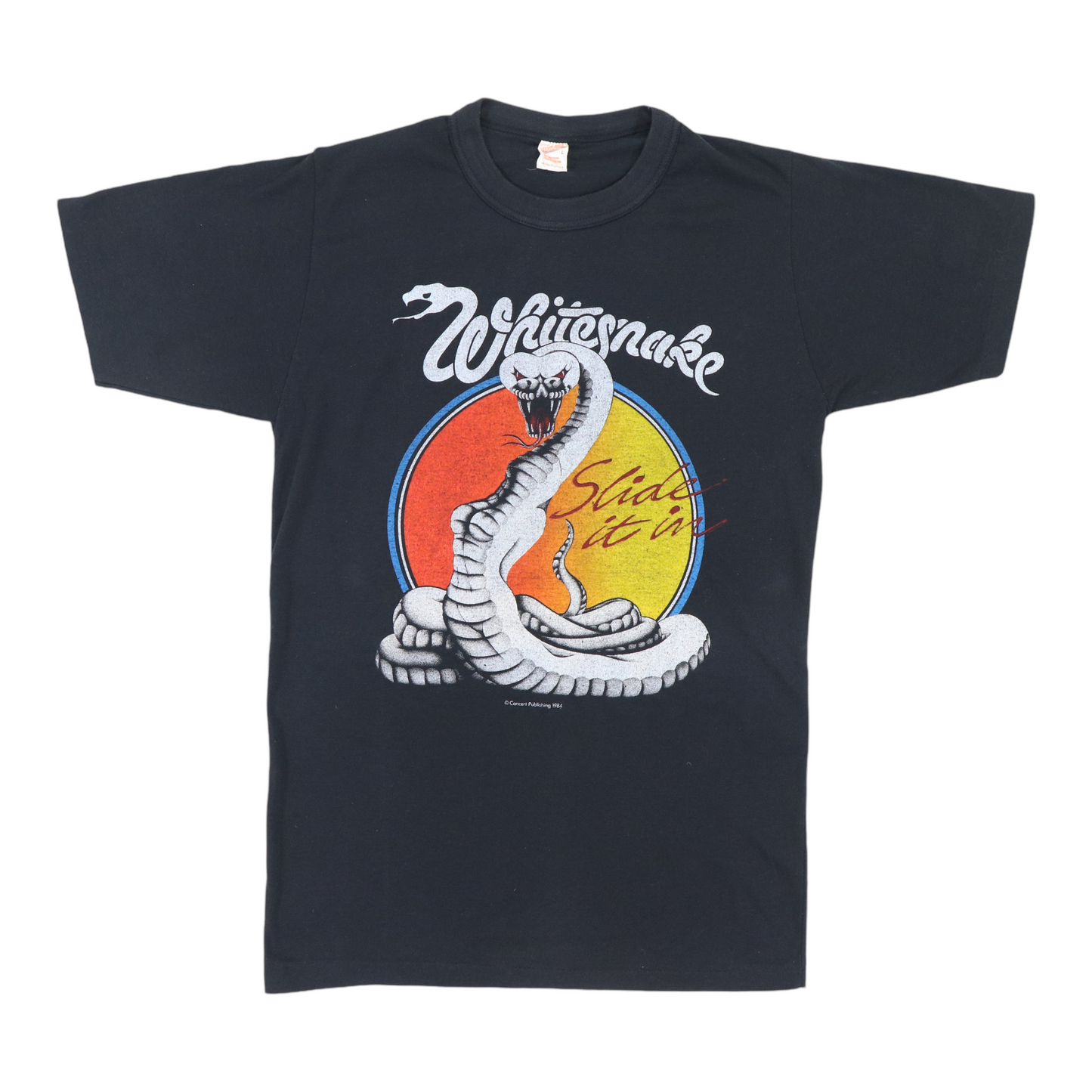 1984 Whitesnake Slide It In Tour Shirt