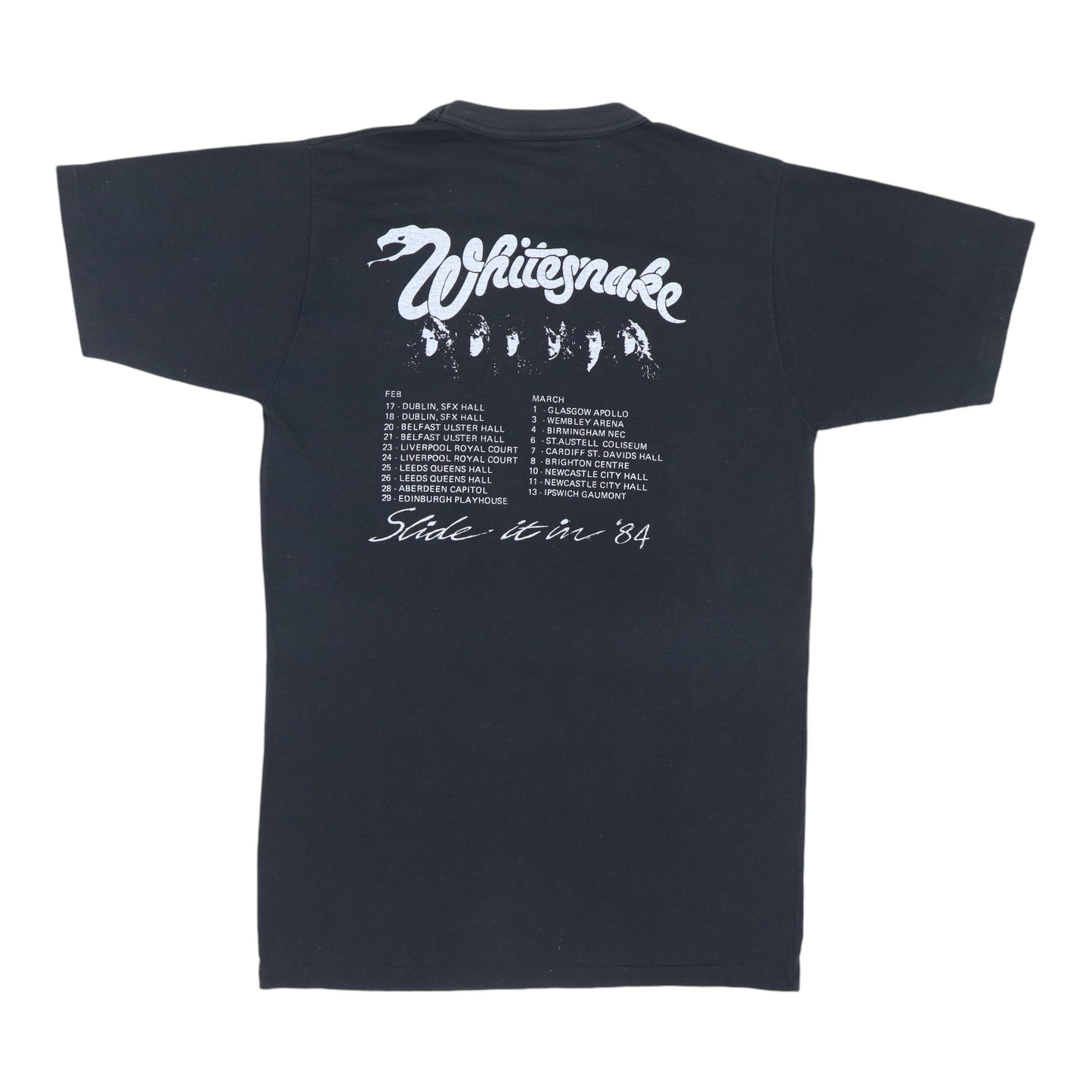 1984 Whitesnake Slide It In Tour Shirt