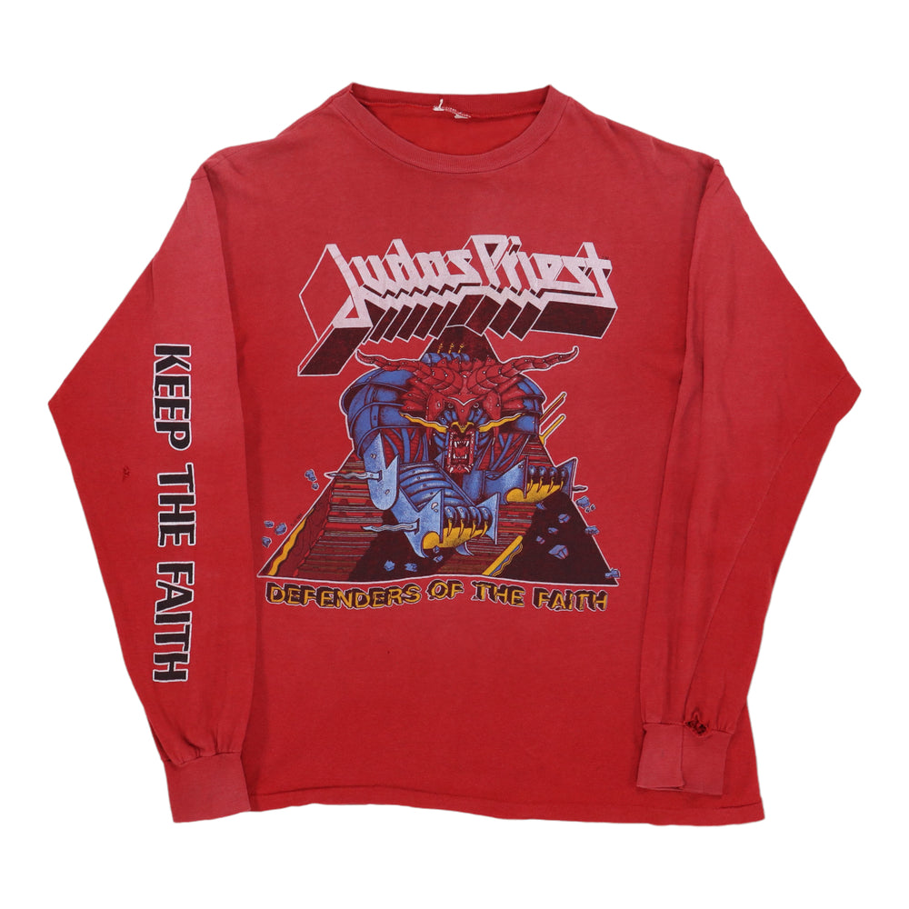 1984 Judas Priest Defenders Of The Faith Long Sleeve Tour Shirt