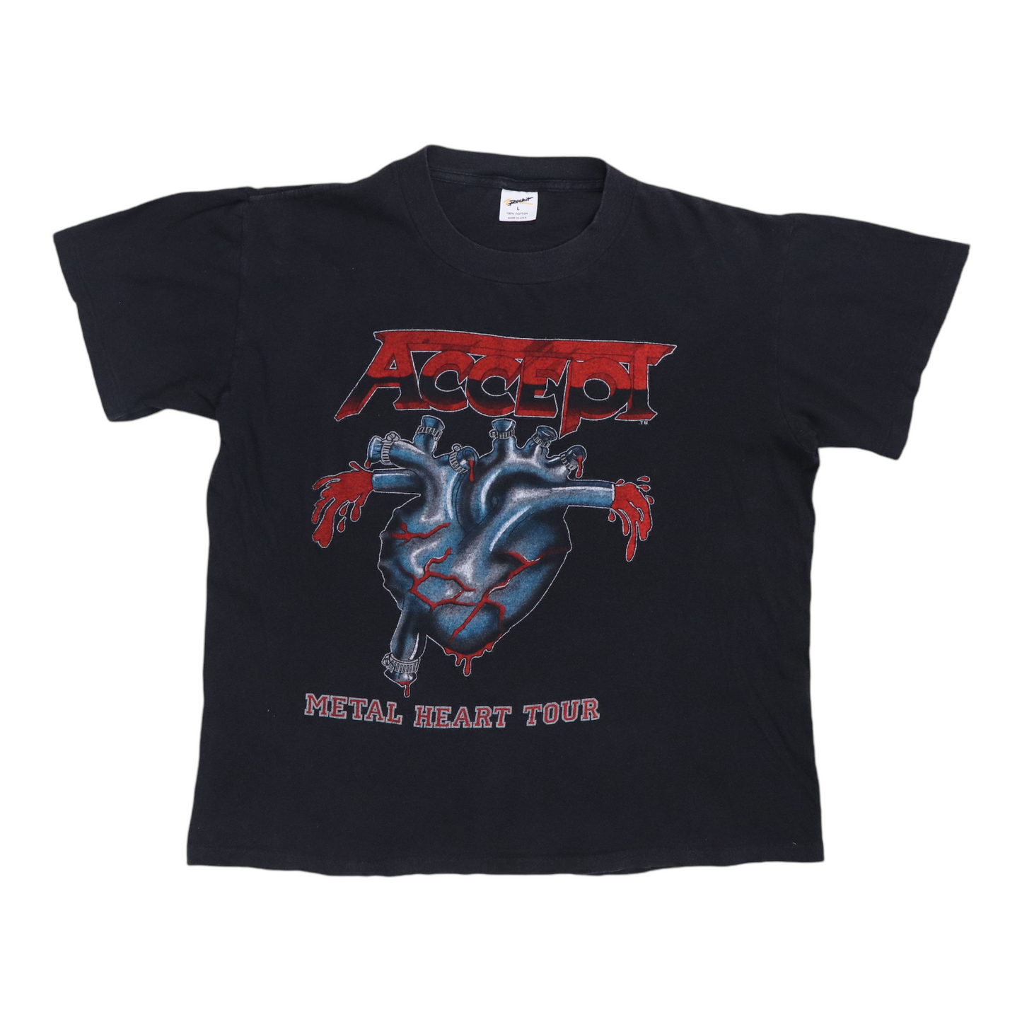 1985 Accept Metal Heart Tour Shirt