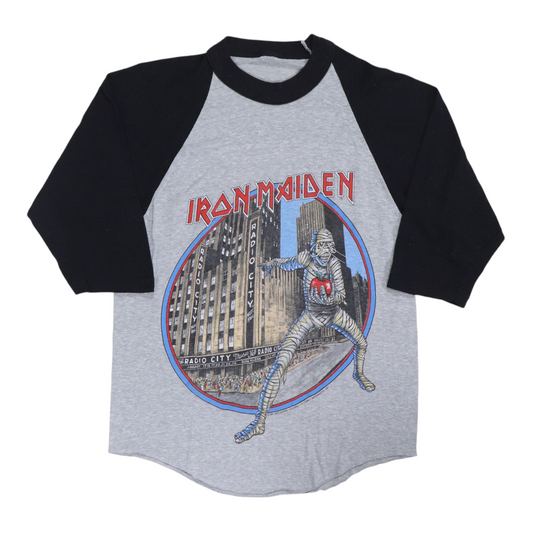 1985 Iron Maiden New York Tour Jersey Shirt