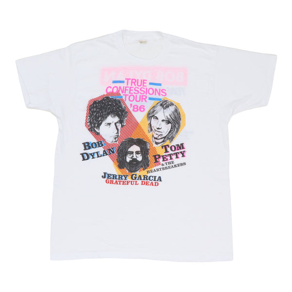 1986 Bob Dylan Tom Petty Jerry Garcia Concert Shirt
