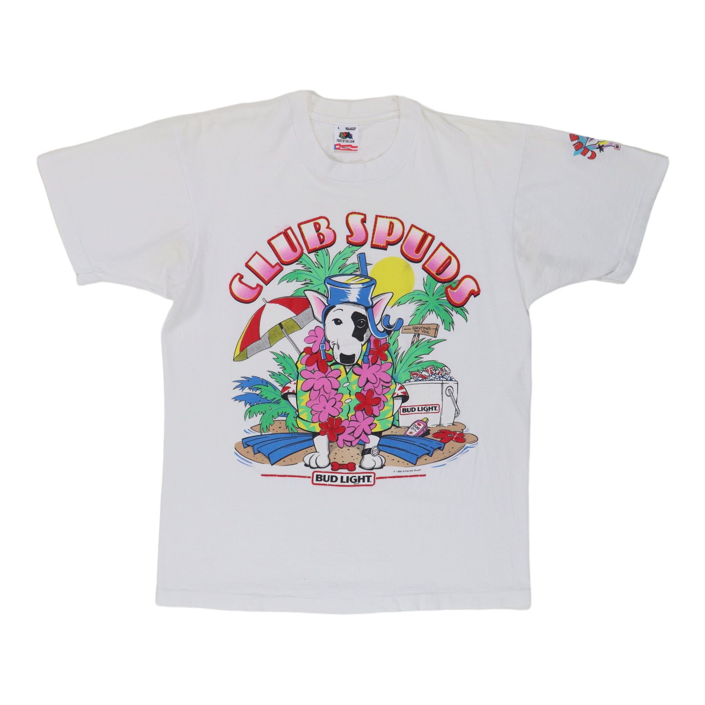 1986 Club Spuds MacKenzie Bud Light Shirt